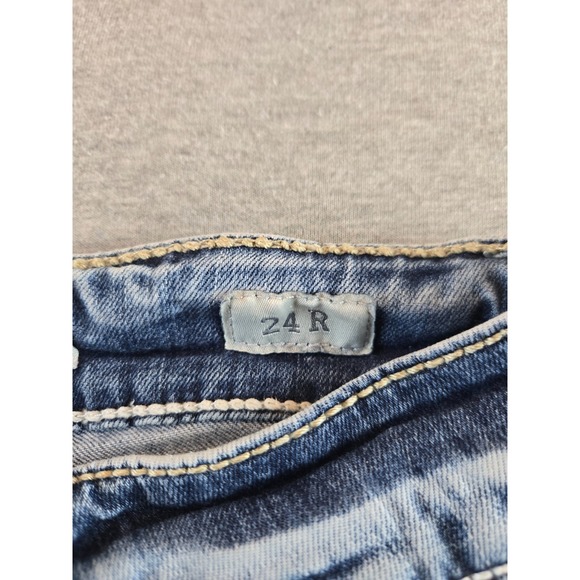 BKE DENIM STELLA SKINNY JEANS SIZE 24 R (26W) STRETCH LOW RISE BPL1614 VINTAGE - Picture 7 of 14